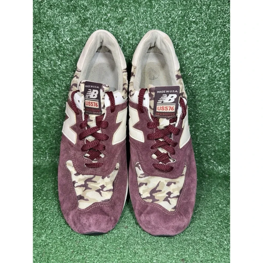 Vintage New Balance Made In USA 576 Purple Running Comfort Shoes Mens‎ Size 13